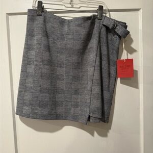 Mossimo Supply Co. Black and White Checkered Pencil Skirt